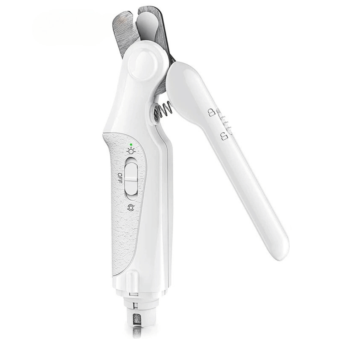 2-in-1 Rechargeable Dog Nail Grinder & Clipper with LED Light 1