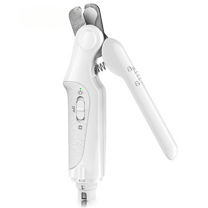 2-in-1 Rechargeable Dog Nail Grinder & Clipper with LED Light 1
