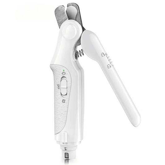 2-in-1 Rechargeable Dog Nail Grinder & Clipper with LED Light 1
