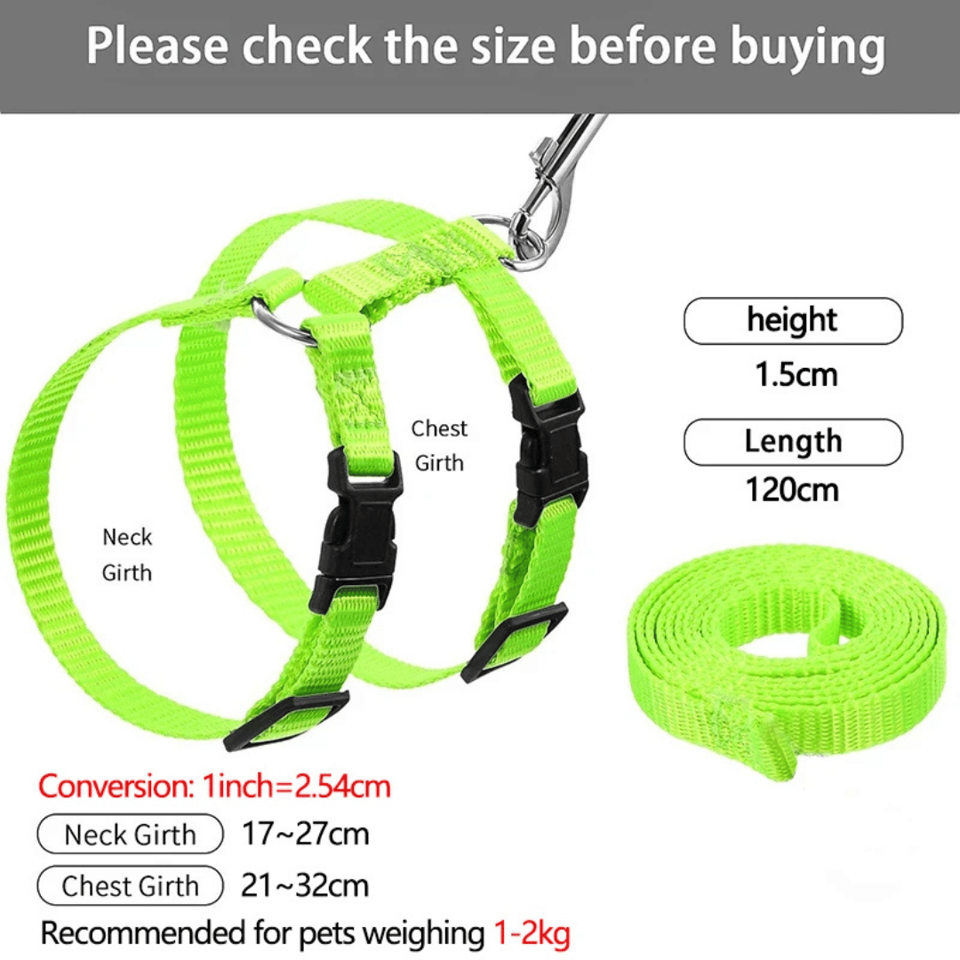 Adjustable Rabbit Harness & Lead Set 11