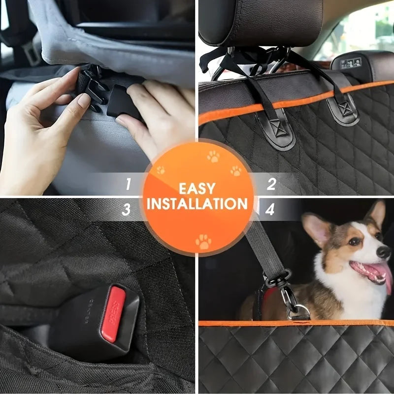 Large Dog Car Seat Hammock Cover for Backseats
