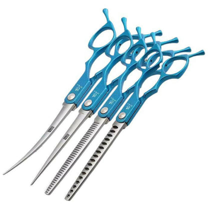 6.5-Inch Professional Dog Grooming Scissors Kit with Ergonomic Handles & High-Precision Stainless Steel 3