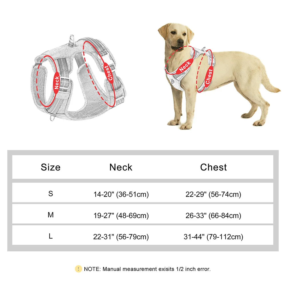 Durable & Supportive Dog Harness with Reflective Straps & Close-Control Handle 8