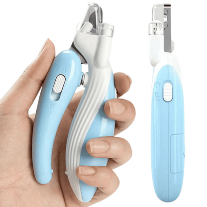 Dog Nail Clippers with LED Light, Safety Guard & Ergonomic Grip for Precise Trimming 1