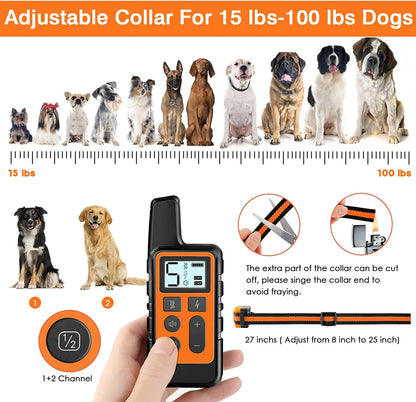5-Level Dog Training Collar & Remote 9