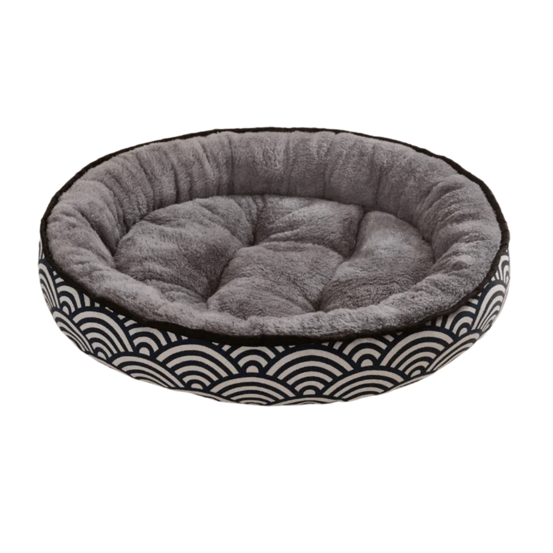 Washable Pet Bed with Cosy Fleece Interior for Dogs & Cats - Wavey 2