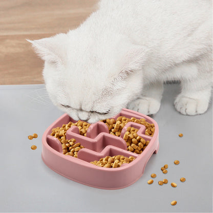 Maze-Design Slow Feeder Pet Bowl for Healthy Eating