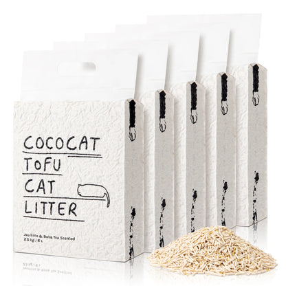 Tofu Cat Litter - Safe, Plant-Based, Flushable & Biodgradable