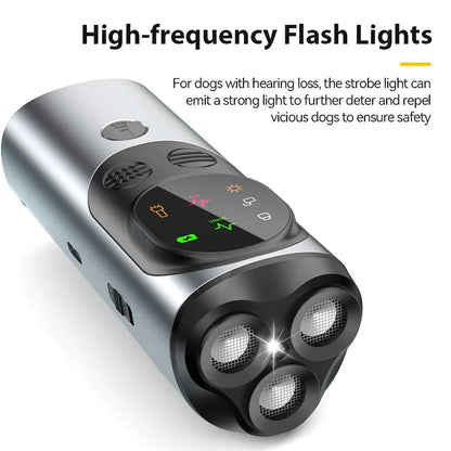 Handheld Ultrasonic Anti-Bark Dog Training Repeller with LED Light 9
