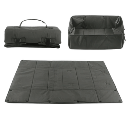2-In-1 Portable Dog Mat & Travel Basket for Outdoors 2