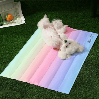 Gel-Filled PVC Dog Cooling Bed | Waterproof & Scratch-Resistant Pet Cool Mat 2