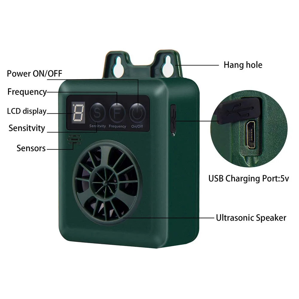 Ultrasonic Anti-Bark Device for Outdoors 6