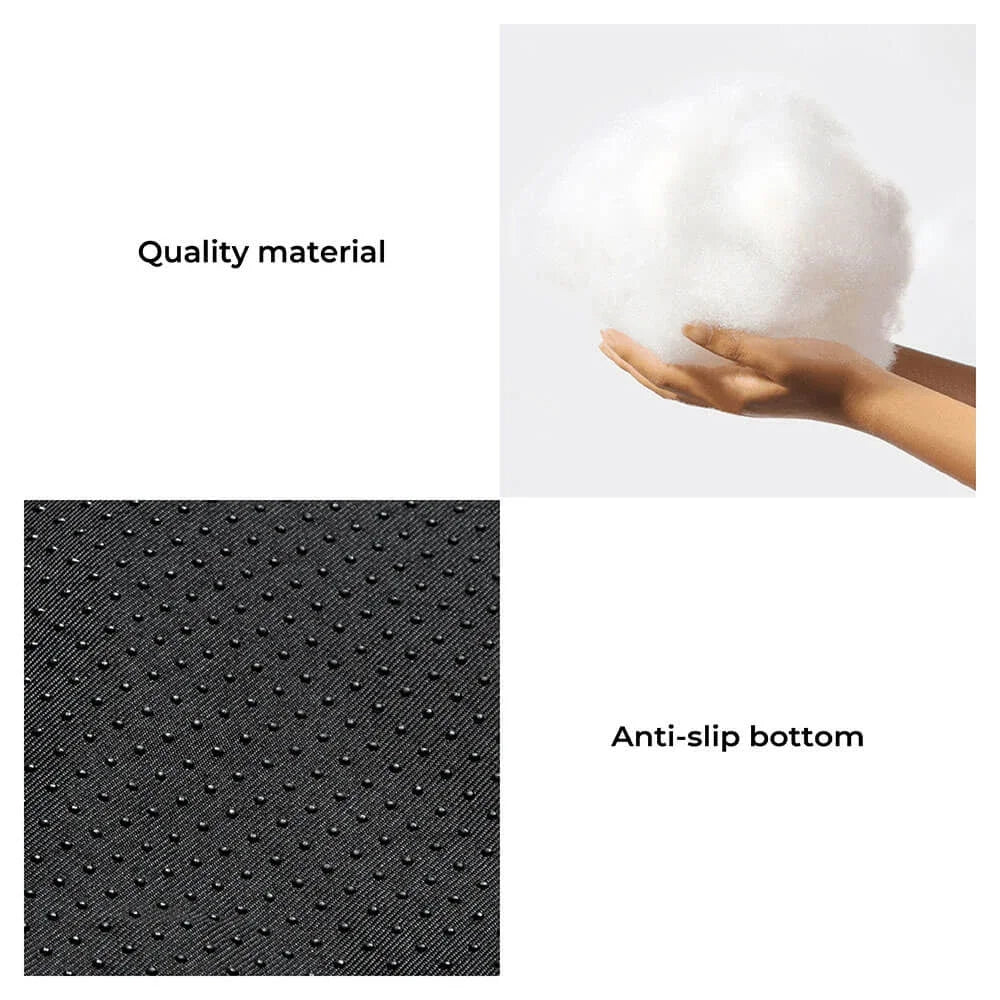 Fluffy Calming Dog Bed Sofa Protector with Bolster for Smaller Dogs & Cats 14