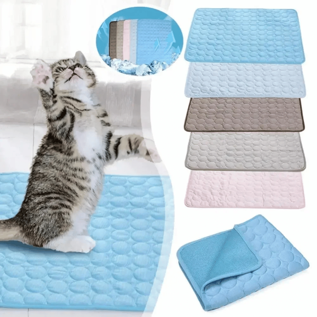 Ice Silk Pet Cooling Mat for Dogs & Cats