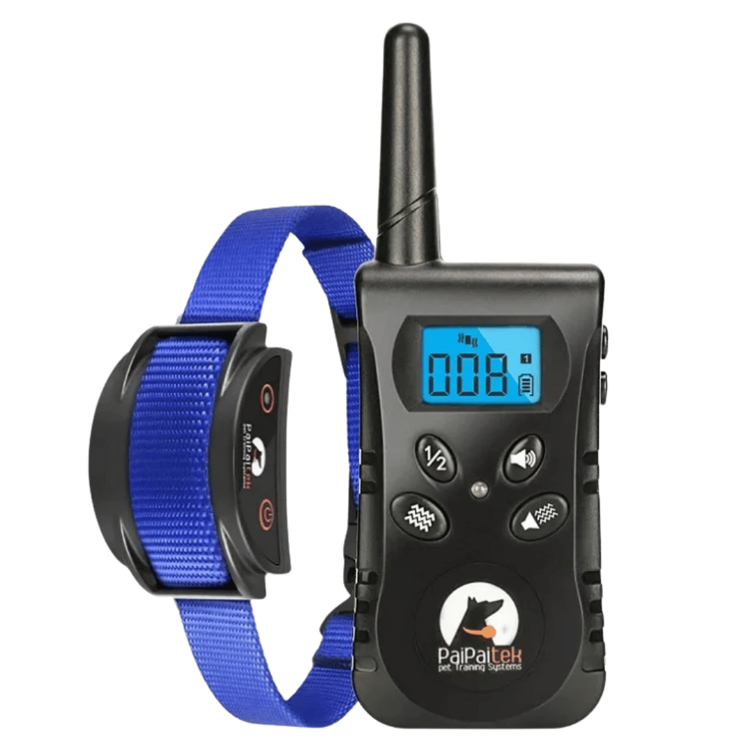 Sound & Vibrate No Shock Dog Training Collar & Remote | Up to 500m Range