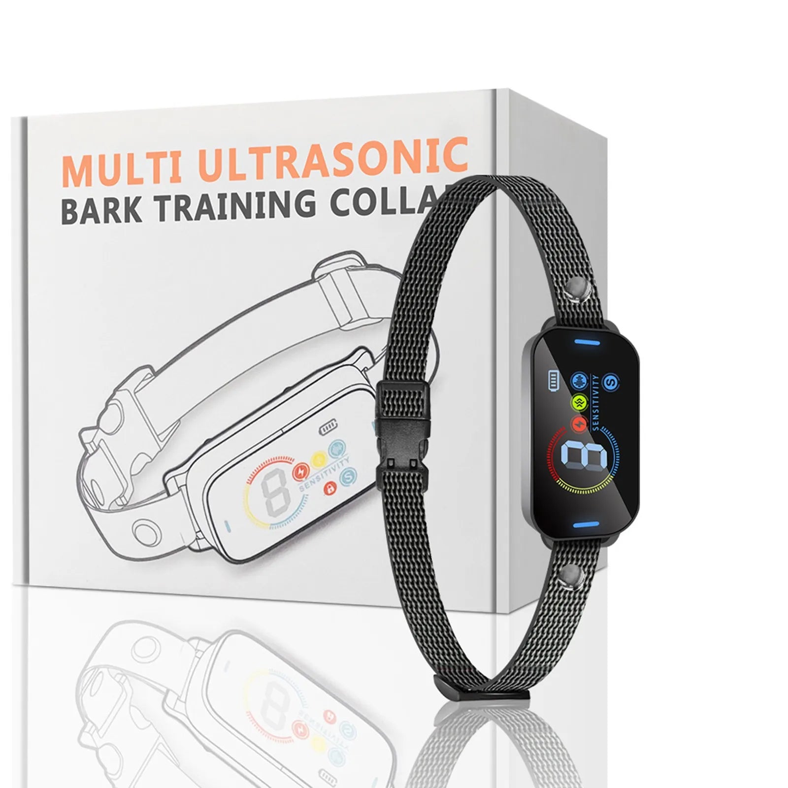 Anti-Bark Dog Training Collar | Fast Charge & Comfy Nylon E-Collar for Dogs 5