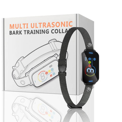 Anti-Bark Dog Training Collar | Fast Charge & Comfy Nylon E-Collar for Dogs 5