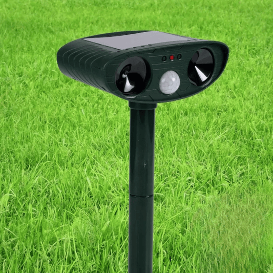 Outdoor Ultrasonic Pest Repeller with Safe Motion Sensor | Solar Garden Deterrent for Cats, Birds, Foxes & Rodents 1