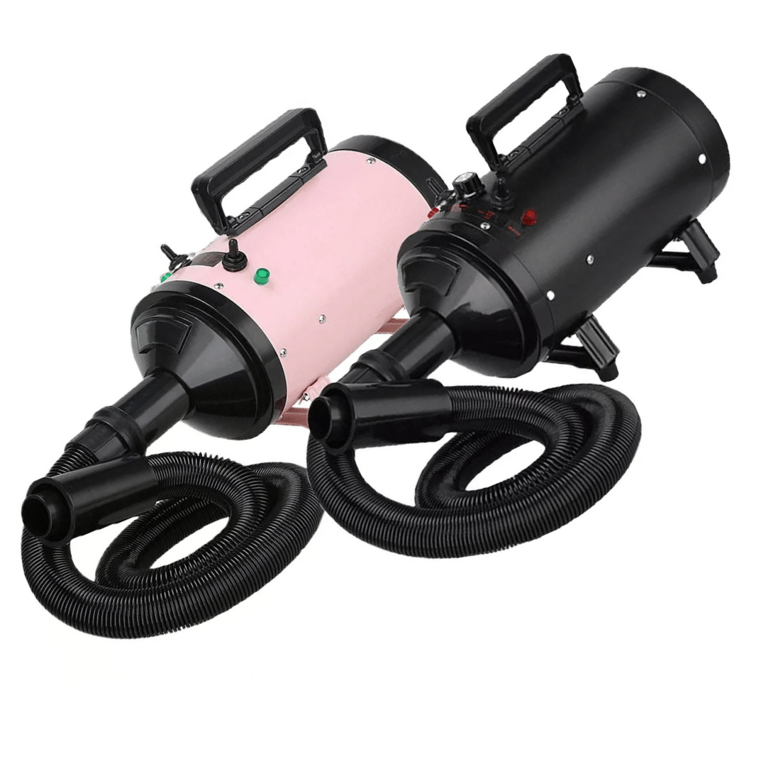 Low-Noise Dog Hairdryer with Temperature Control & Changeable Nozzles | Compact & Portable 2800W Blow Dryer for Dog Grooming 8