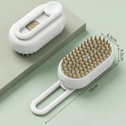 2-in-1 Pet Grooming Brush with Spray Function for Massage and Detangling 9