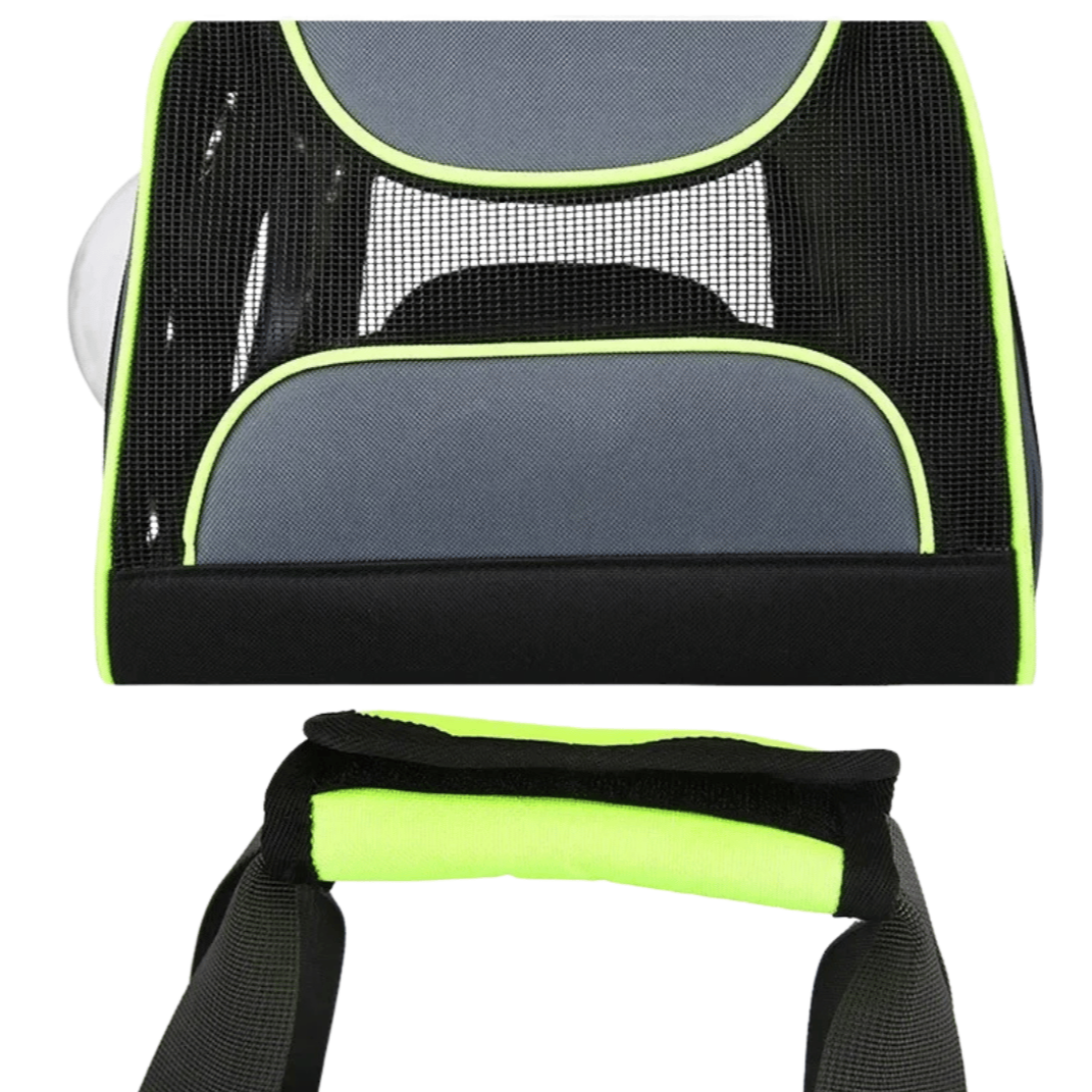 Spacious & Breathable Pet Travel Bag Carrier with Cool Viewing Window for Cats & Small Dogs 8