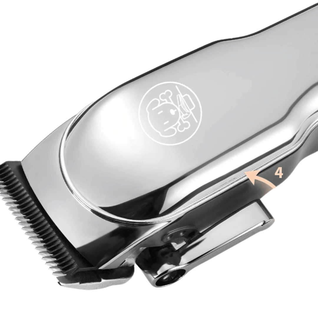 Cordless Dog Grooming Clippers Set with Adjustable Ceramic Blades & Accessories 4