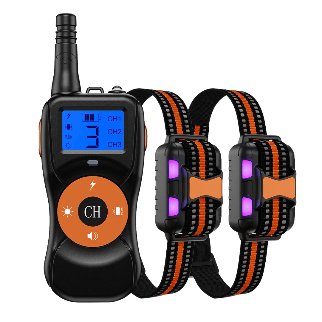 800m Nylon Dog Training Collar & Remote Control 2