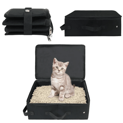 Foldable & Portable Travel Cat Litter Box 2