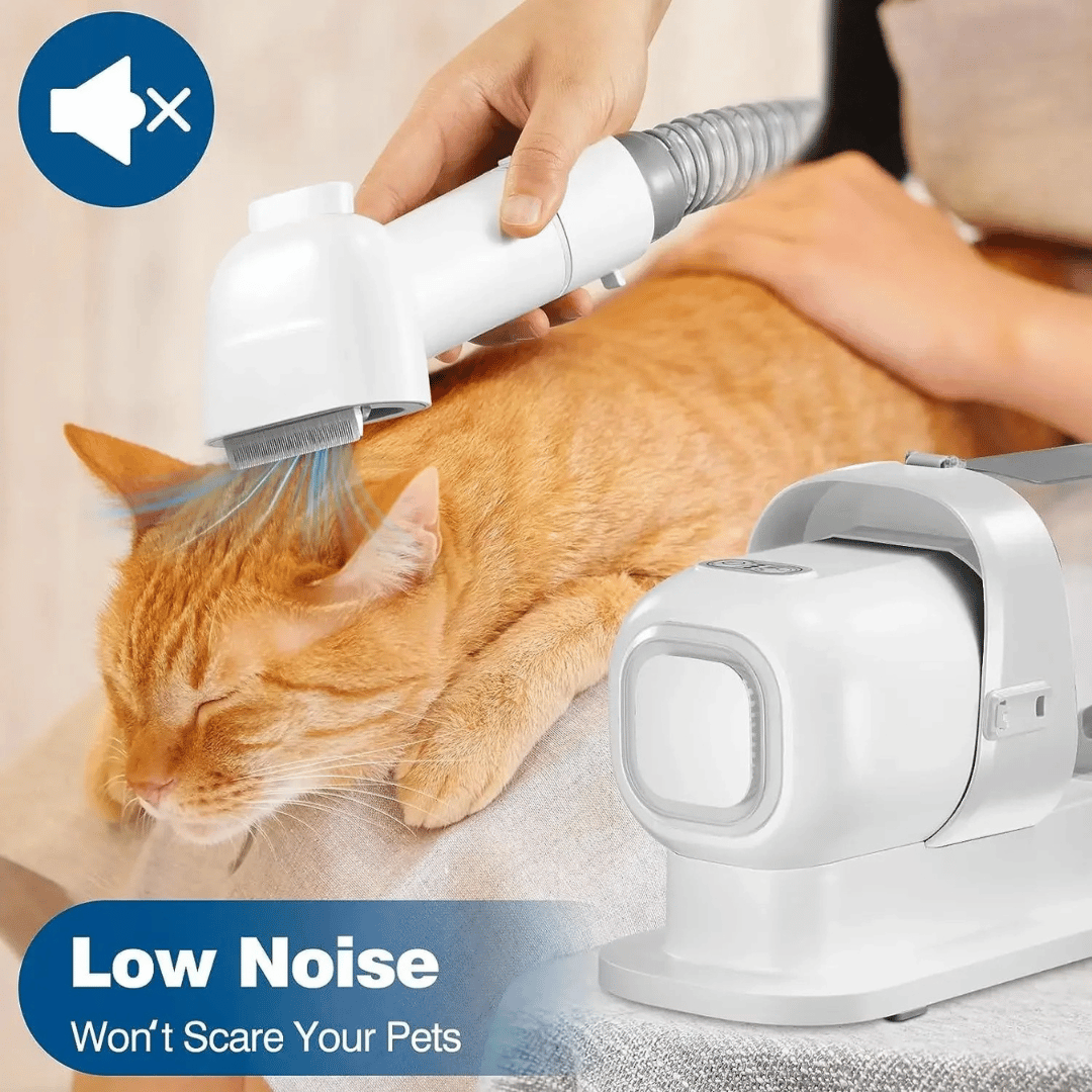Low-Noise Dog Grooming Vacuum with Full Pet Hair Clippers & Brush Kit | Large 2.3L Capacity 3