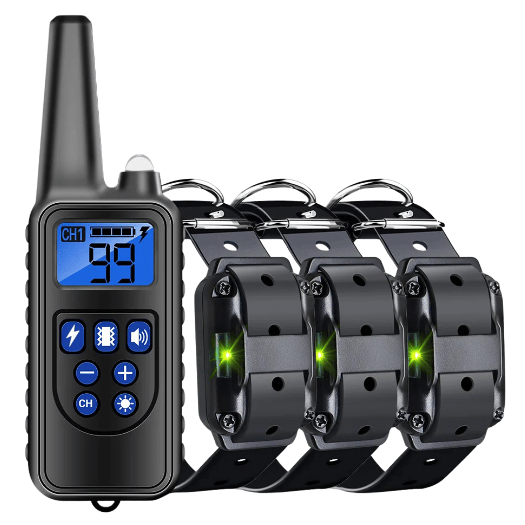 800m Dog Training Collar & Remote Control with Shock, Vibration & Beep Warnings 4