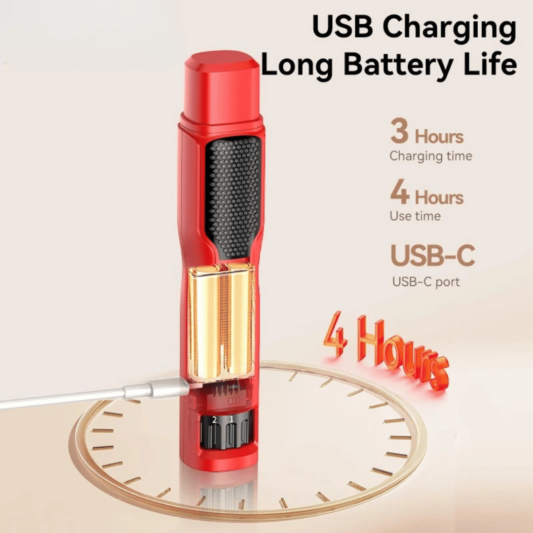 Quiet Dog Nail Grinder with Light for Easy & Peaceful Dog Paw Grooming | USB Rechargeable 11