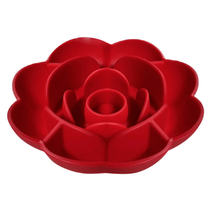 Rose-Shaped Slow Feeder Dog Bowl with Suction Cup Base | Dog Lick Bowl for Healthy Eating 5