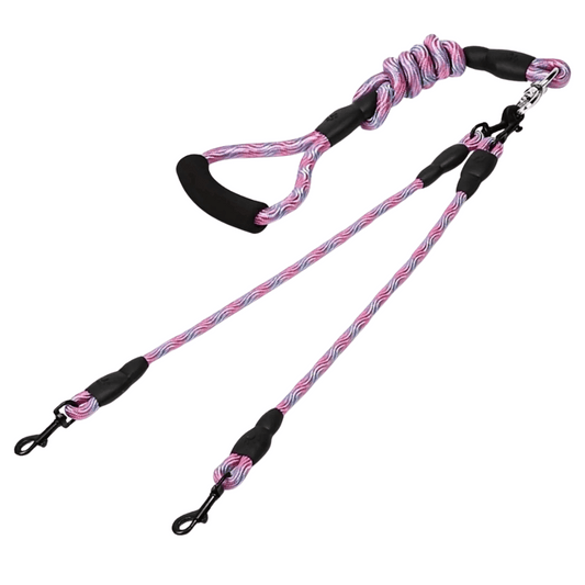 Strong Double Dog Lead with No-Tangle Rotation & Sturdy Handle 11