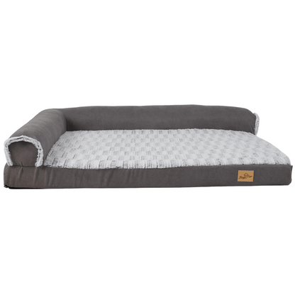 XL Orthopedic Memory Foam Dog Bolster Bed for Large Dogs