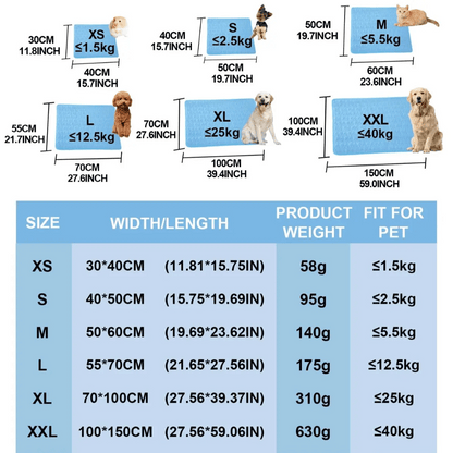 Soft & Breathable Dog Cooling Mat | Washable 9