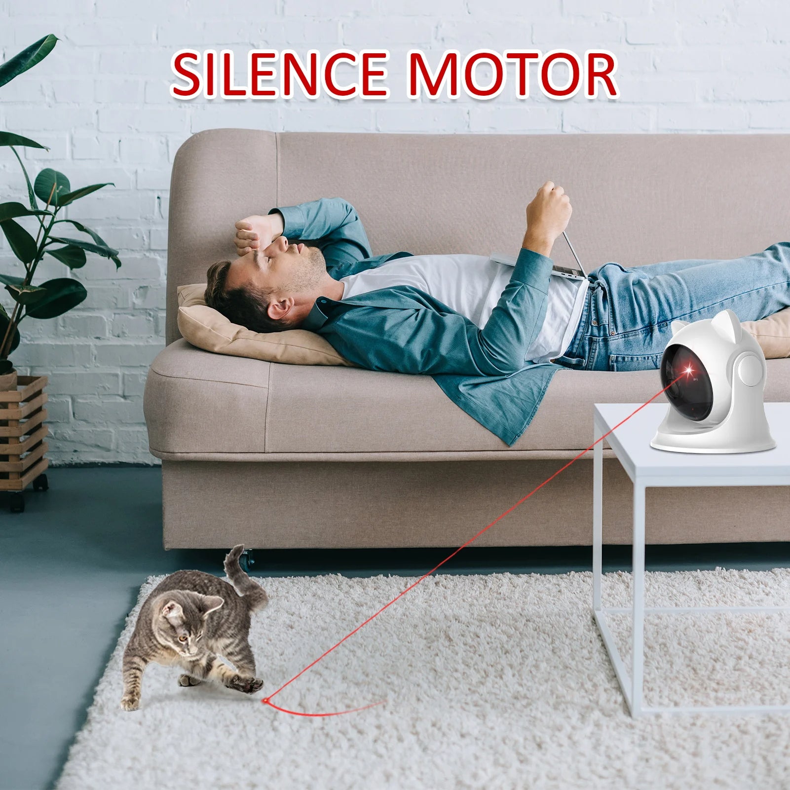 Automatic Laser Cat Toy | USB Rechargeable 11