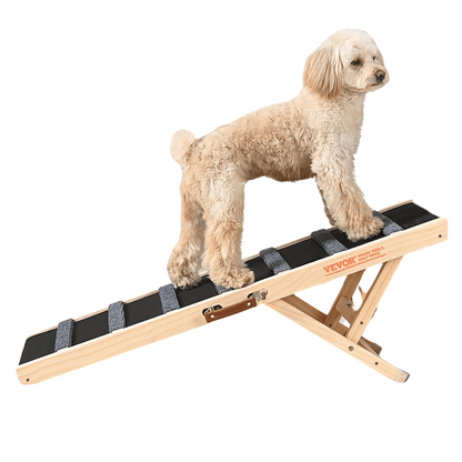 Anti-Slip Wooden Dog Ramp 2