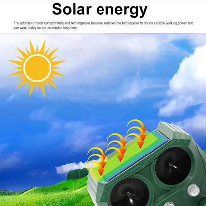 Solar-Powered Ultrasonic Animal Deterrent to Repel Birds, Rodents & Unwanted Cats From Your Garden 21
