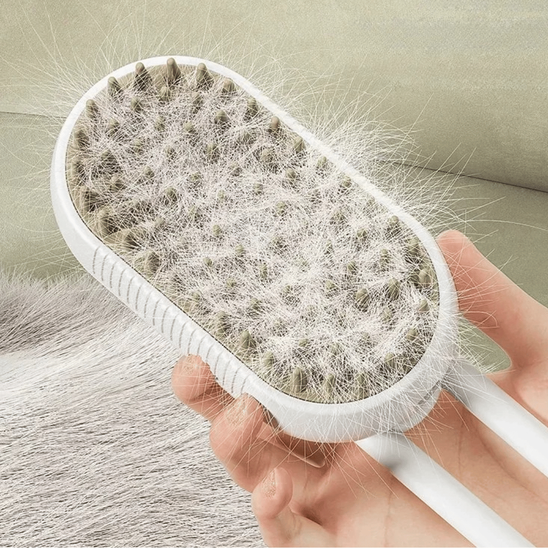 2-in-1 Pet Grooming Brush with Spray Function for Massage and Detangling 8