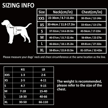 Lightweight & Waterproof Tactical Dog Harness 18