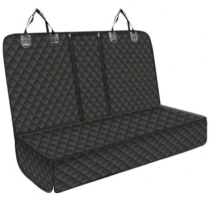 Waterproof Dog Car Seat Cover & Hammock with Zip Split for Armrest Access | Non-Slip, Scratchproof Back Seat Protector