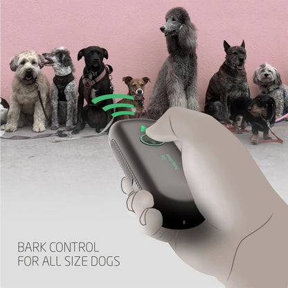 Compact Handheld Ultrasonic Dog Bark Controller with 10m Range | USB-C Rechargeable 11