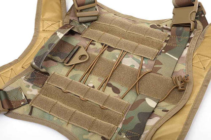Large Dog Military-Style Dog Harness with Collar, Leash & Pouch Set | Tactical Dog Training Vest 13
