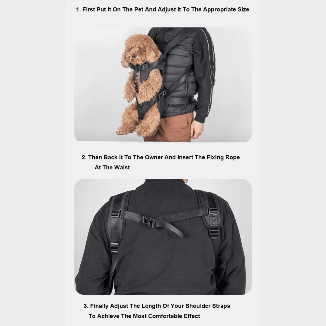 Secure & Comfy Dog Carrier Backpack | Breathable & Fully Adjustable Pet Backpack 23