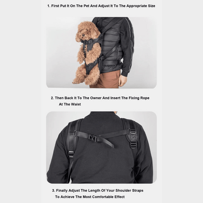 Secure & Comfy Dog Carrier Backpack | Breathable & Fully Adjustable Pet Backpack 23