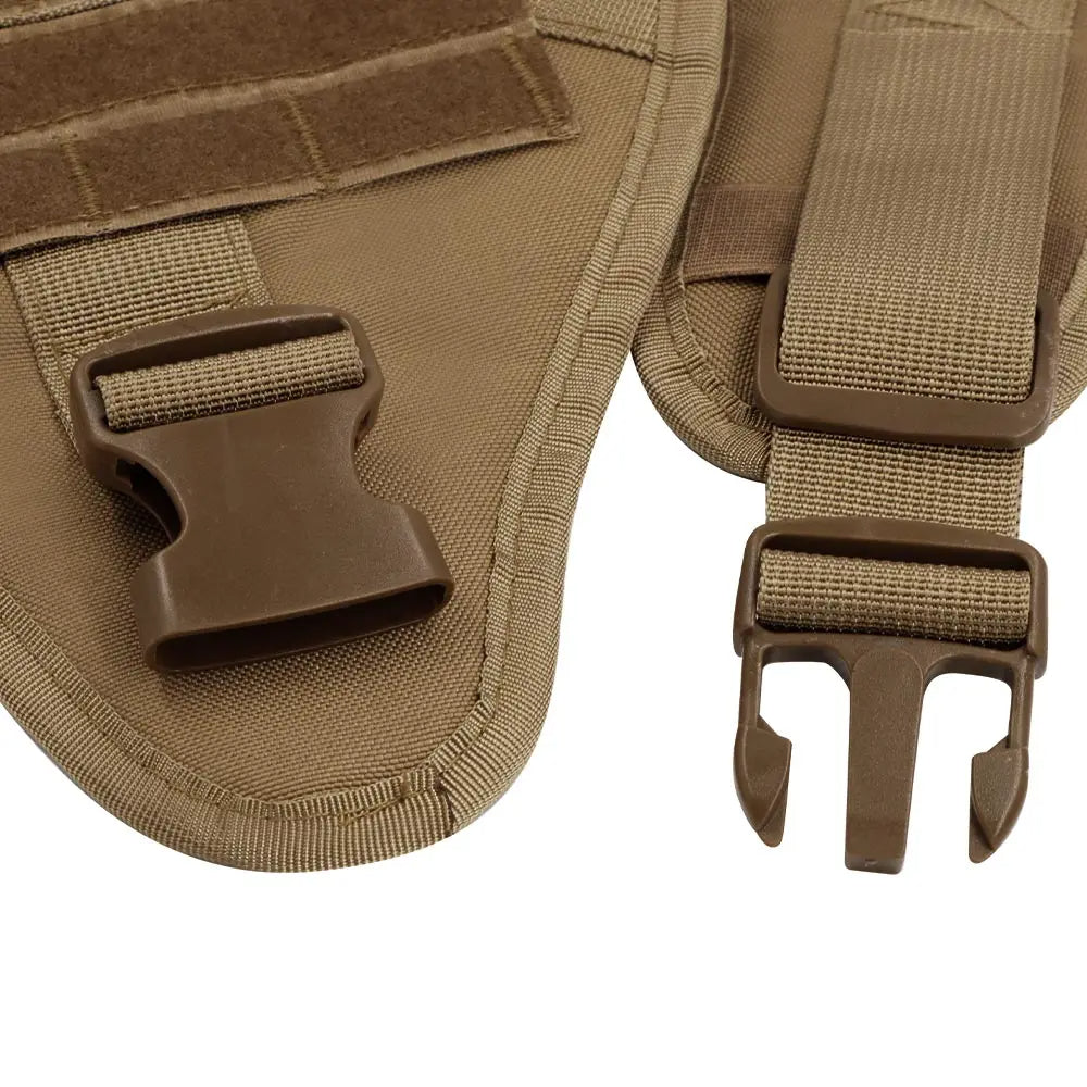 Heavy-Duty Military-Style Dog Harness with Handle for Large Dogs 11