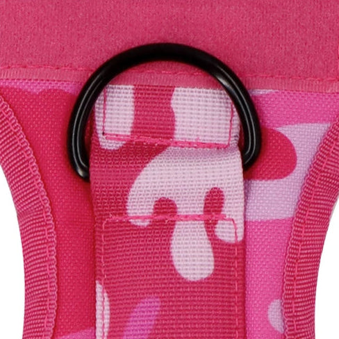Pink Camouflage Military-Style Dog Harness | Tactical Dog Training Vest 9