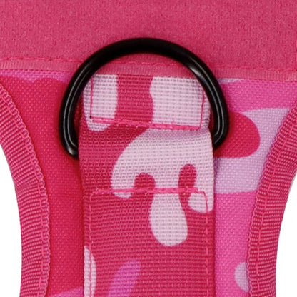 Pink Camouflage Military-Style Dog Harness | Tactical Dog Training Vest 9