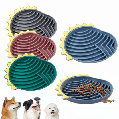 No-Spill Silicone Pet Lick Mat Pad For Small Dogs & Cats 8