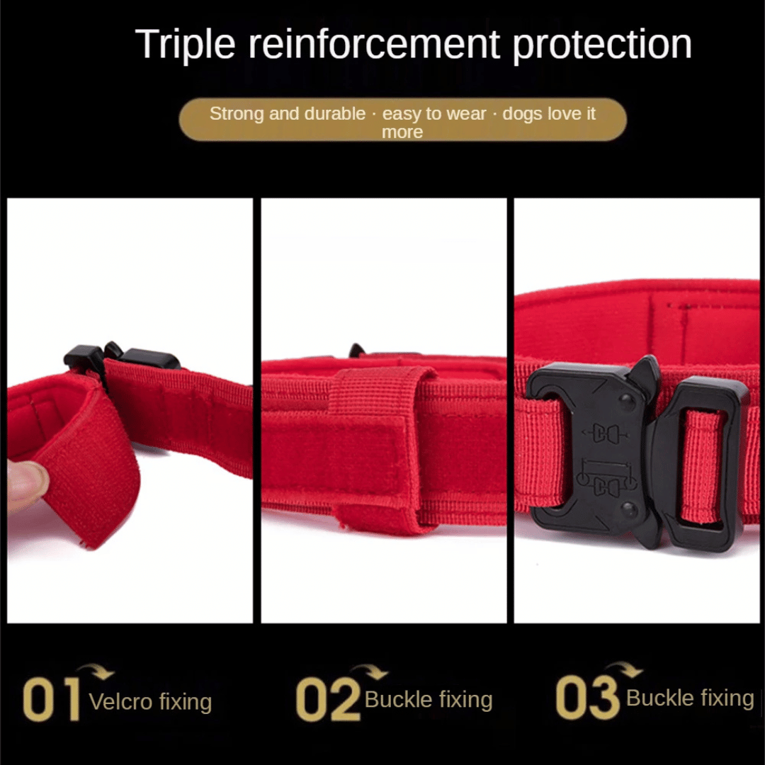 Heavy Duty Military-Style Tactical Dog Collar 17